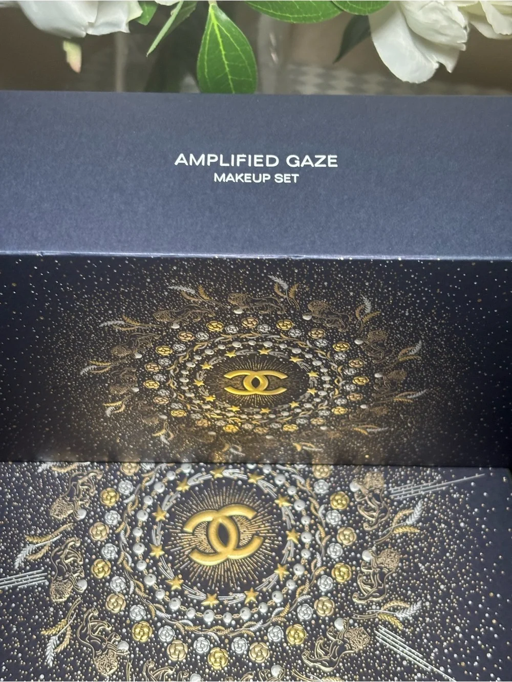CHANEL Amplified Gaze Makeup Set — Black and Gold Decorative Box